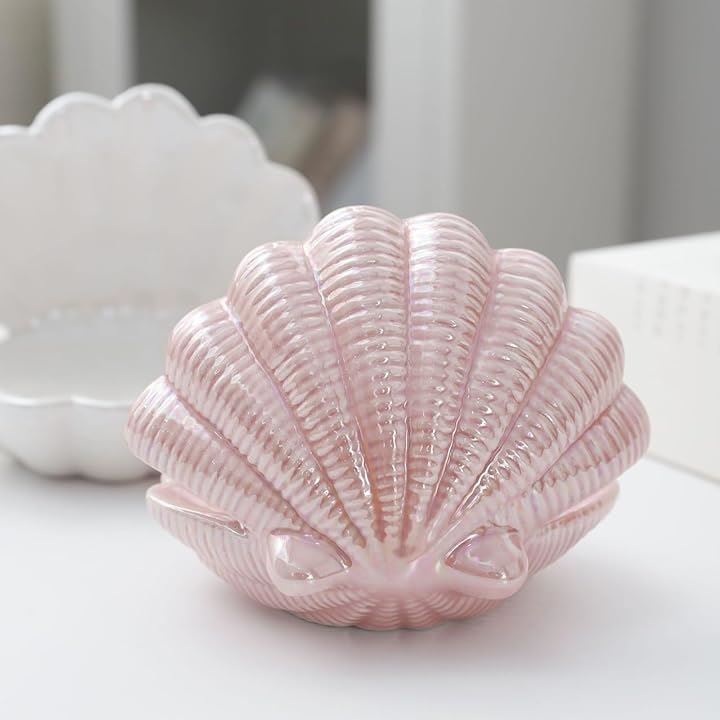 陶器製貝殻型小物入れ 楽天市場】送料無料 アクセサリートレイ アクセサリトレー シェル型