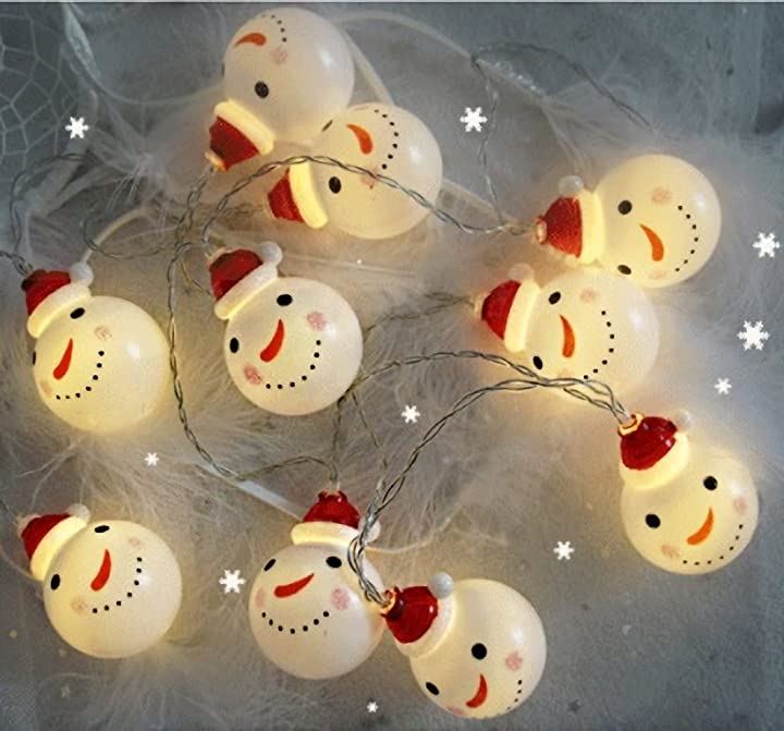 〈〉クリスマス 飾り LED ライト サンタ イルミネーション 雪だるま クリスマス用品 パーティー・イベント用品・販促品 おもちゃ・ホビー・ゲーム(USB式)