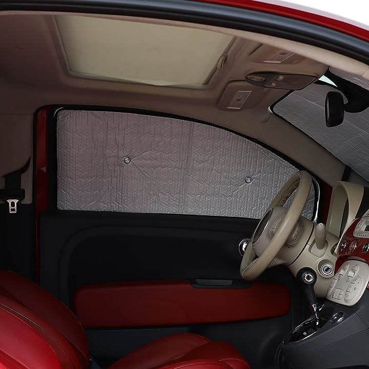 フィアット 500 2010-2022に対応 サンシェード 車 カーシェード