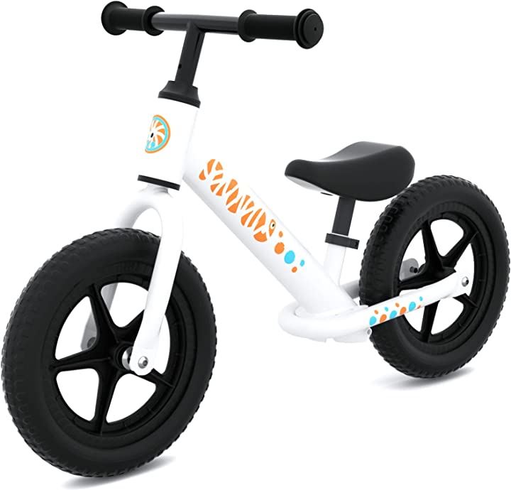 キックバイク ランニングバイク キッズバイク ペダルなし自転車 乗用玩具 1.5歳 ～5歳対象 バランスバイク 乗物玩具・三輪車 おもちゃ おもちゃ・ホビー・ゲーム(白い)