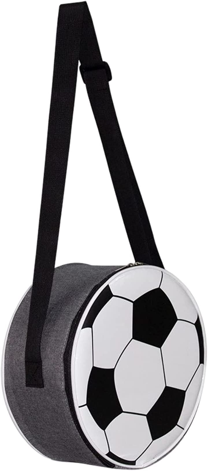 保冷バッグ 小さめ 子供 サッカーボール型 斜めがけバッグ 保冷用 クーラーバッグ 小型