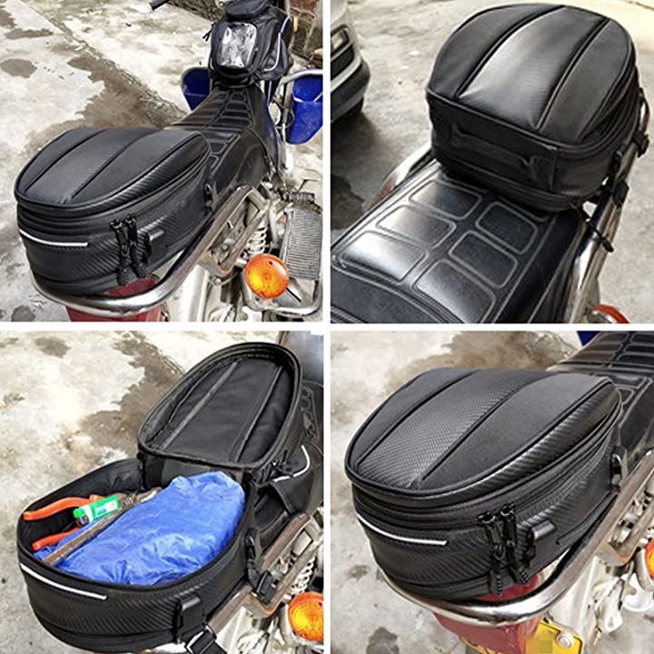 MIGHTYDUTY バイク シートバッグ 大容量 65-85L 拡張機能 防水 バイク