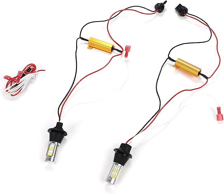 ウインカー ポジションキット ハイエース 200系 ウィンカー バルブ T20 LED 12V ハイフラ防止 抵抗器付 ピンチ部違い対応