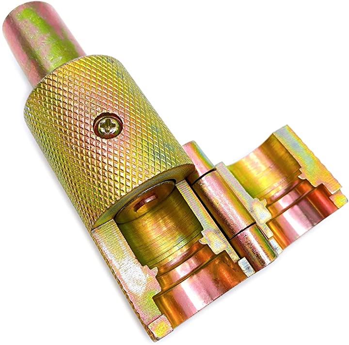フレキ管 水道管 ツバ出し 工具 三山 防滑 メンテナンス 修理 補修 用( ゴールド, 4分(Φ16mm))