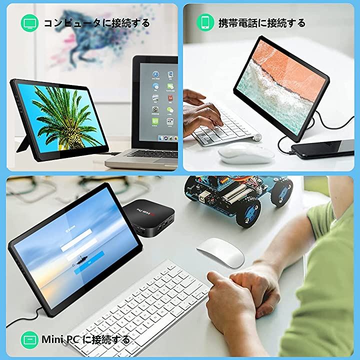 めです これは便利‼️ モバイルモニター モバイルディスプレイ 15.6