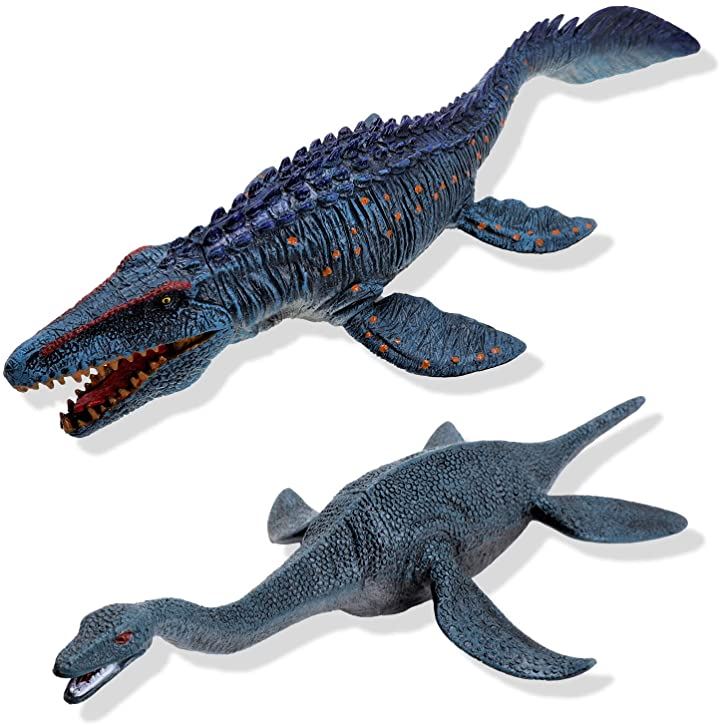 恐竜 おもちゃ セット 海 モササウルス プレシオサウルス リアル フィギュア 大きい 人形 置物 クイックスピード ヤマダモール店