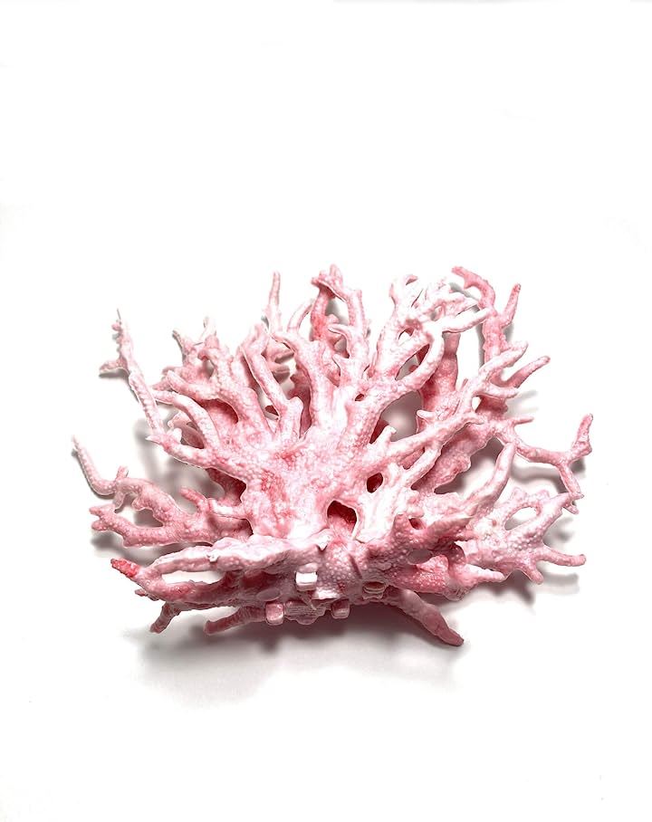 人工 珊瑚 サンゴ アクアリウム オブジェ 水槽 オーナメント 飾り 熱帯魚 流木・砂利・レイアウト用品 熱帯魚・アクアリウム ペット・ペットグッズ(ピンク)