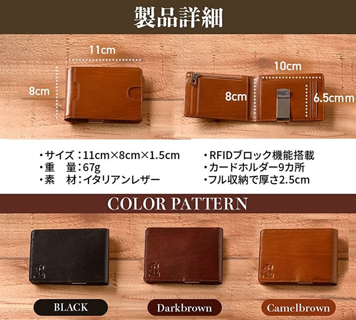 20/80 マネークリップ 財布 | hartwellspremium.com