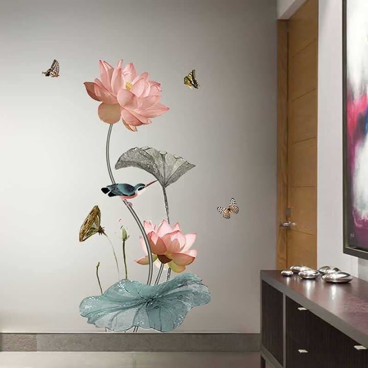 ドアデカール3D 3D ゴールドドア装飾ステッカーシンプルな抽象的 