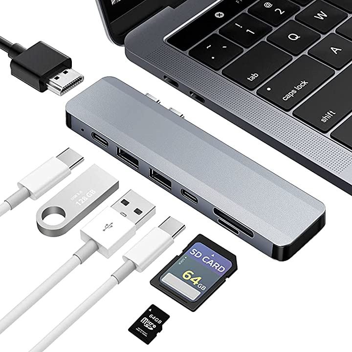 MacBook Pro/Air専用 7ポート USB C ハブ