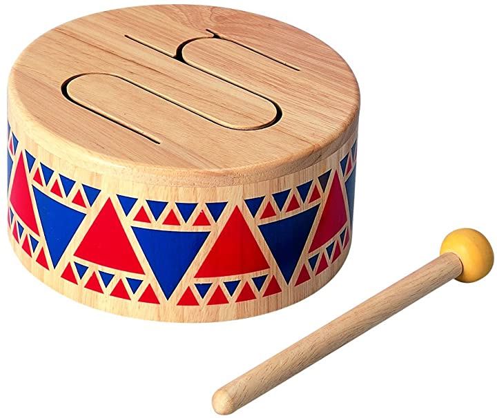 PLANTOYS 6404 ソリッドドラム 太鼓・ドラム・パーカッション 楽器玩具 おもちゃ おもちゃ・ホビー・ゲーム(本体サイズ:16x16x8.5cm)