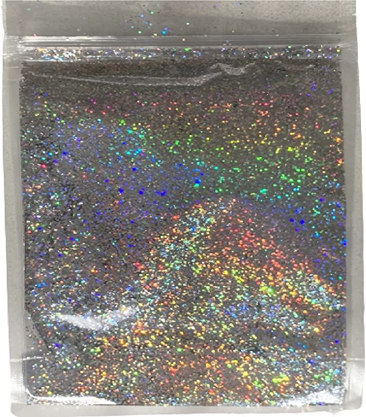 ラメ フレーク 塗装 ホログラム キラキラ カスタムペイント ジェル( レインボー, 0.2mm 100g)