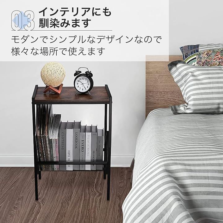 レコードラック ブックスタンド レコードプレーヤー シェルフ