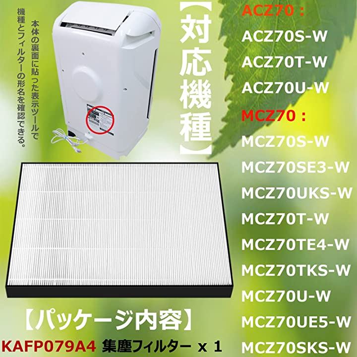 冷暖房/空調BBT MCZ70U フィルター KAFP079A4 集塵フィルター 21972