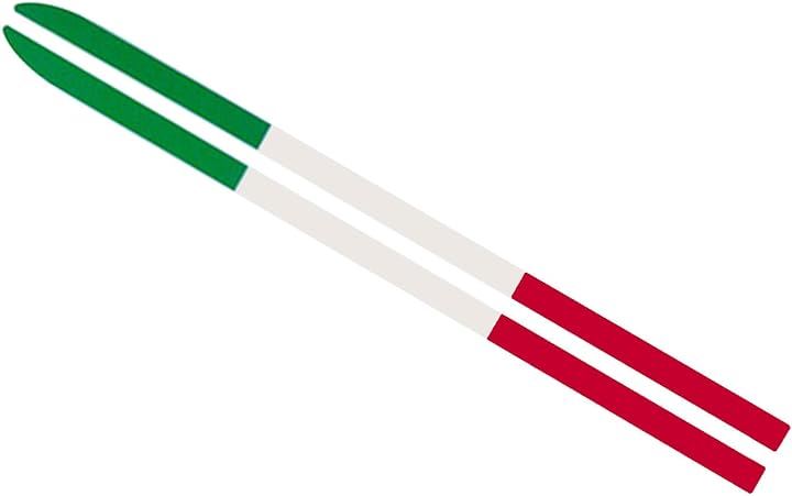 ドアミラー ステッカー 車 サイドミラー シール デカール カスタム アクセサリ パーツ 国旗( イタリア国旗柄)