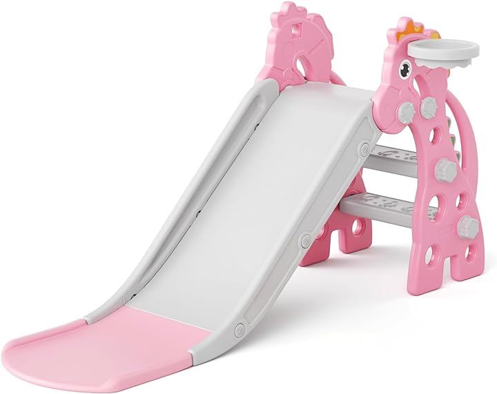 すべり台 折りたたみ 滑り台 屋内 屋外 子供用すべり台 幼児 工具不要( ピンク, 67x35x120)