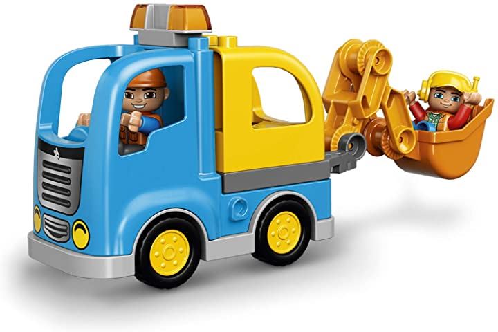 新販売 LEGO デュプロ/デュプロのまちトラックとショベルカー10812