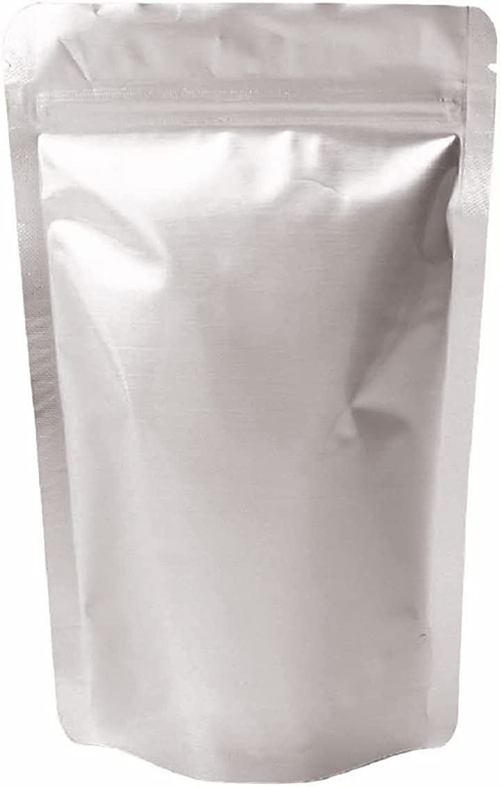アルミ 袋 チャック 食品 用 保存 アルミ袋 野菜 自立 遮光袋 防湿 ジップ 20枚入 MDM( 40x50+6)