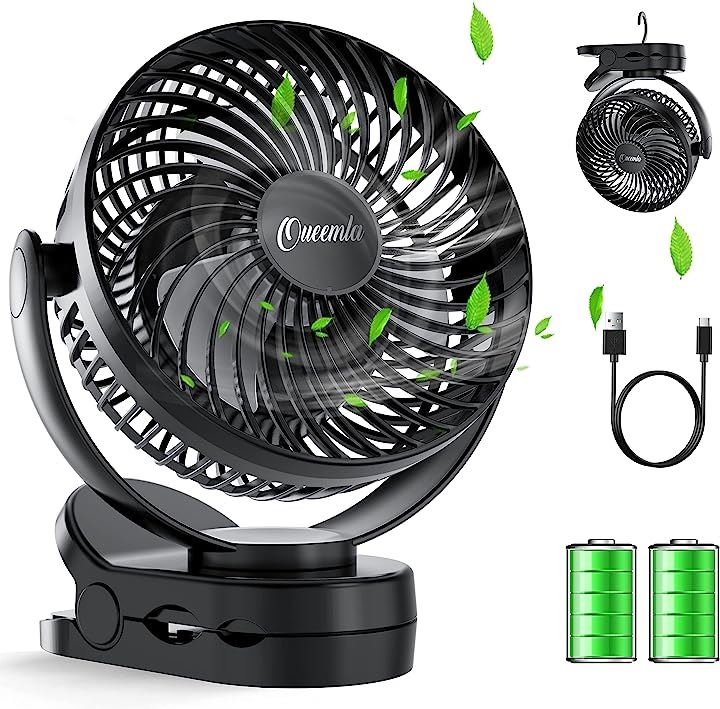 5-in-1多機能ブラシレスDCモーター扇風機 充電式＆バッテリー - エアコン