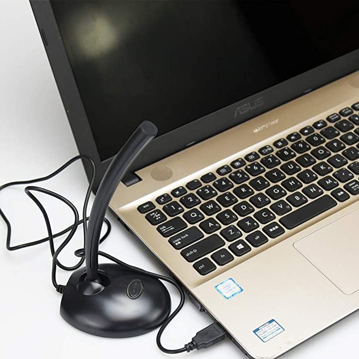 Puebloen PC用 スタンドマイク USB接続 ノイズ低減 高集音 動画配信 ゲーム実況 通話 録音 パソコン周辺機器 パソコン・周辺機器4