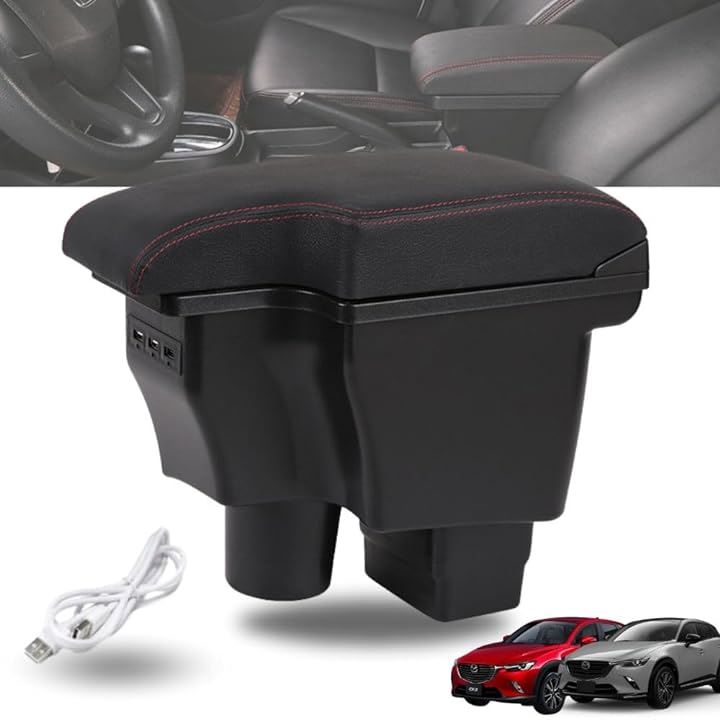 マツダ - マツダ CX-3 デミオ マツダ2 アームレスト(CX3 dデミオ ブラックＲ)の通販 by T&T's shop｜マツダならラクマ