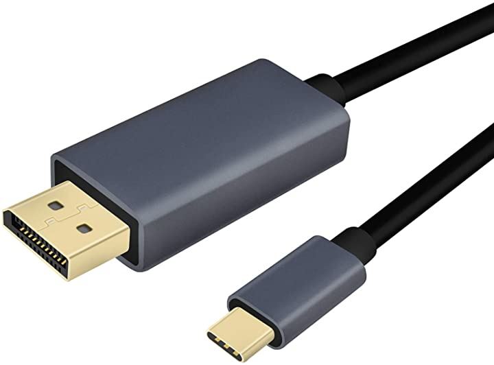 USB Type C Displayport 変換ケーブル 4K@60Hz Thunderbolt 3 USB3.1 1.8mのディスプレイ